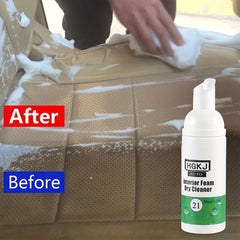 50ml Car Interior Cleaning Foam Dry Cleaner - Dashboard Sofa Stains Dust Remover