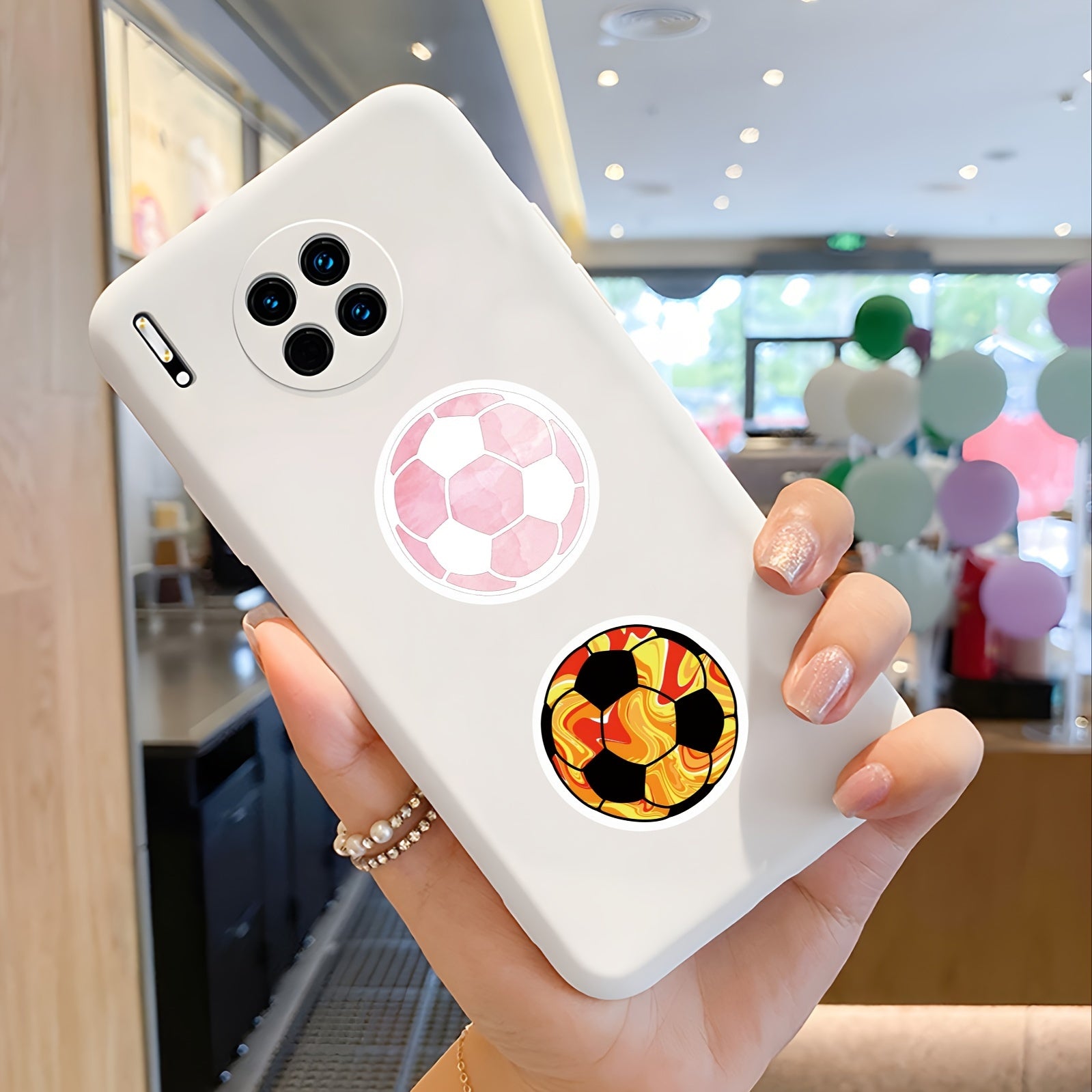 500pcs Soccer Stickers Roll Vinyl Soccer Sports Stickers