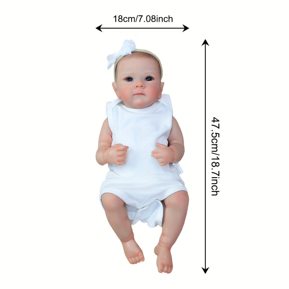 Waterproof Reborn Doll Girl Bettie Full Body Vinyl Painted Hair