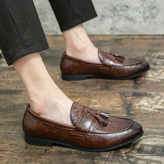 Men's Slip On Loafers Casual Walking Shoes Business Formal