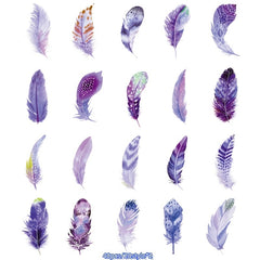 Feather Fantasy Notebook Stickers - 40 Sheets