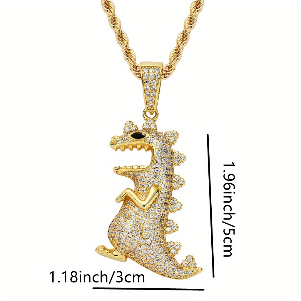 Boys Dinosaur Pendant Necklace Holiday Party Gift