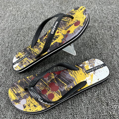 Men's Slip On Flip Flops Casual Walking Slippers - Assorted Colors