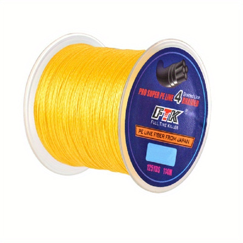 114M 4 Strands Braided Fishing Line Durable Fishing Gear