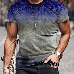 Vintage Style T shirt Men's Casual Street Style Tee Shirt