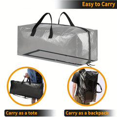 XL Heavy Duty Moving Bags w/ Backpack Straps Strong Handles Zippers