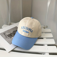 Unisex Sunshade Breathable Baseball Cap Adjustable Letter Embroidery