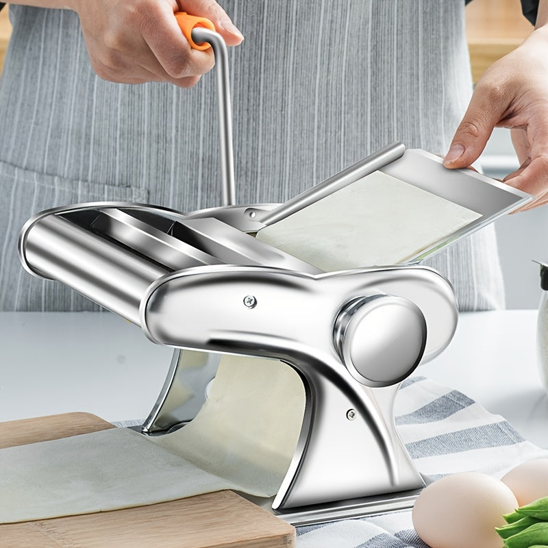 Stainless Steel Manual Pasta Maker Noodle Roller Hand Press Machine