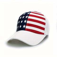 American Flag Print Baseball Cap Cotton Dad Hats Patriotic Sun Hats