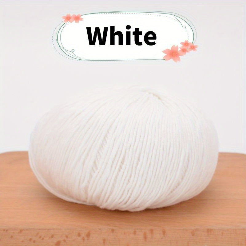 Pure Cotton Yarn For Knitting And Crochet 50g