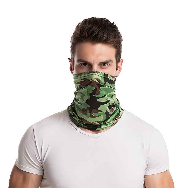 Windproof Sunscreen Knitted Scarf Mask for Outdoor Riding