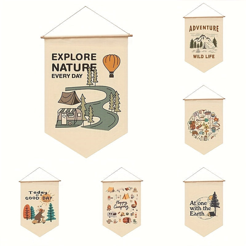 Personalized Camping Garden Flag For Outdoor Yard House Banner