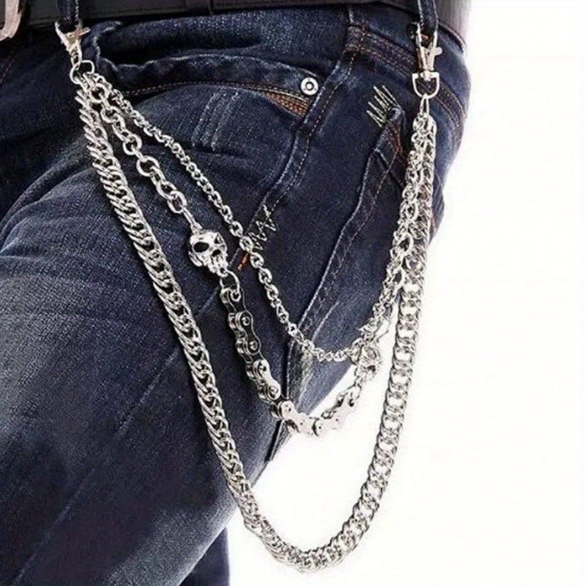 Skull Chains Decorative Pant Chain Hip Hop Rock Chain