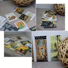 Vintage Style Nostalgic Stickers Old Photos