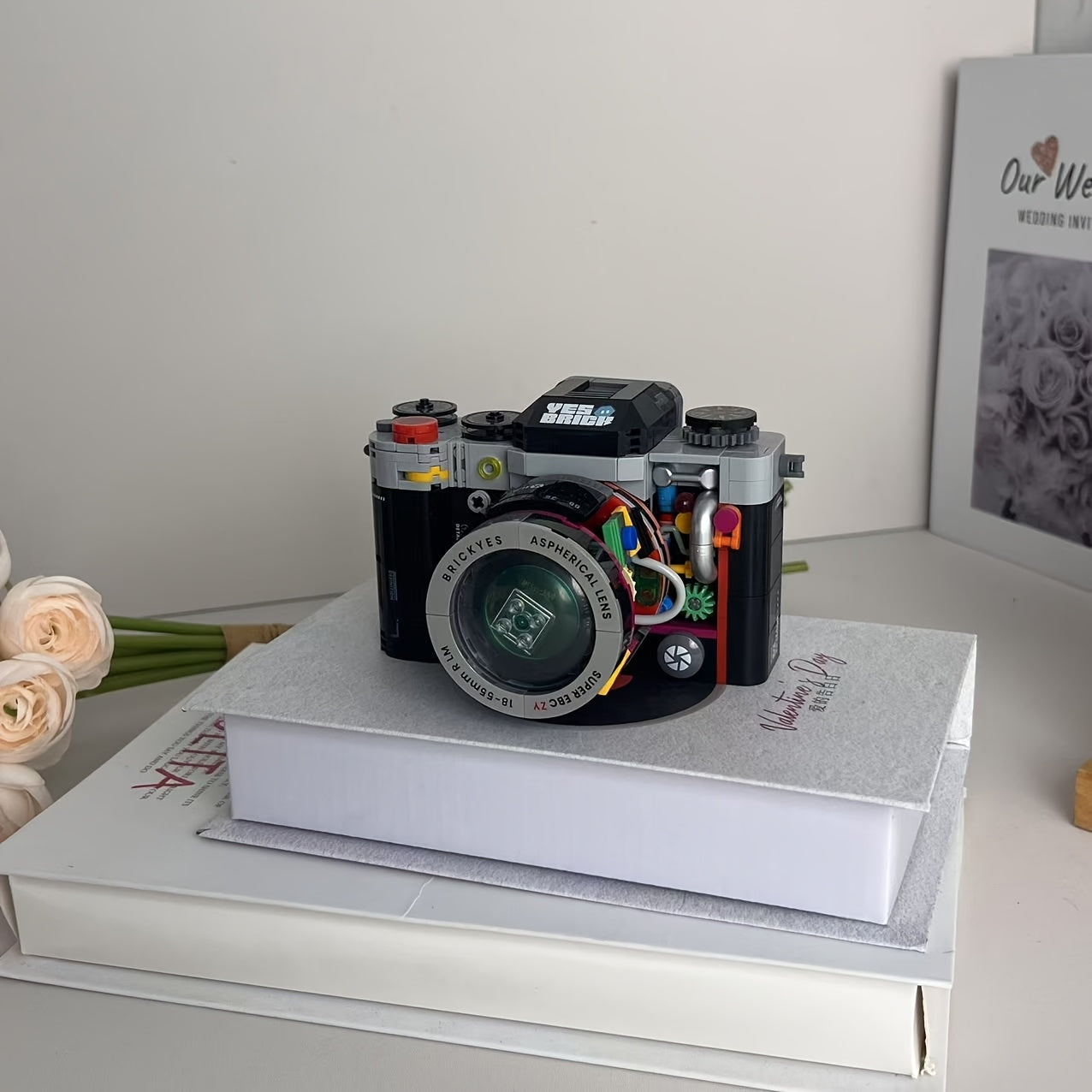 Camera DSLR Building Blocks Set for Home Decor