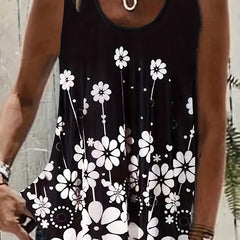 Floral Print Tank Top for Women