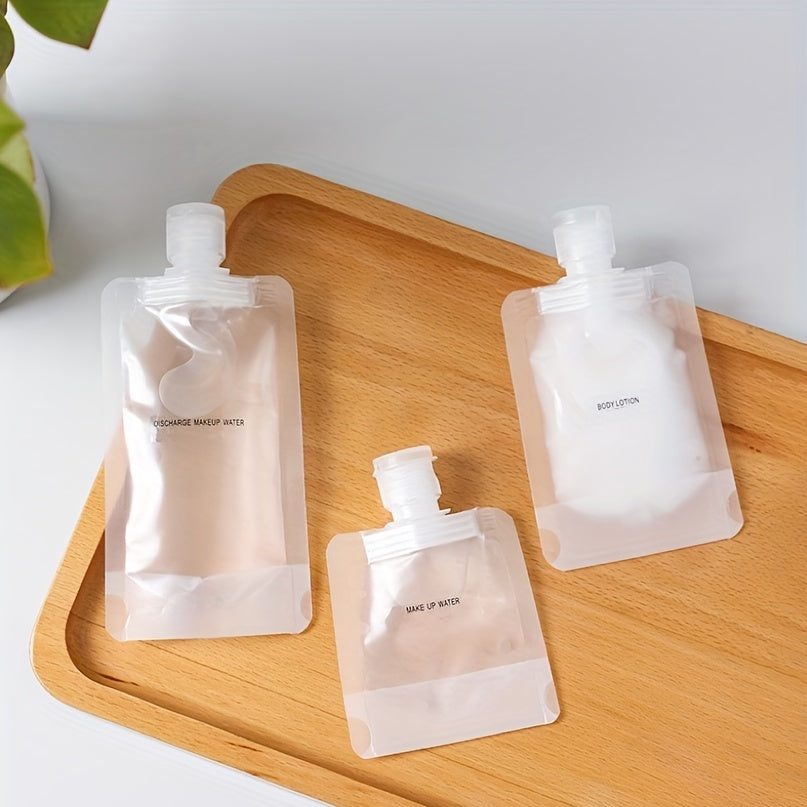 5 Pcs Travel Storage Pouch Lightweight Shampoo Container