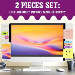 2pcs Monitor Memo Board Office Accessories Desktop Message Holder