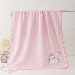 Baby Plush Blanket Elephants Unicorns Rainbows Boys Girls 100% Pure Perfec