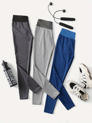 3pcs High Stretch Leggings Women Sports Yoga Running Multiple Colors