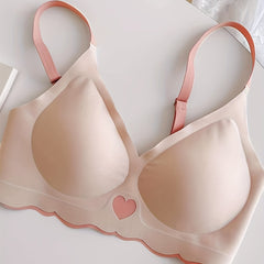 Seamless Thin Block Sport Bras Medium Stretch Anti sagging Push Up Bra