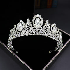 Baroque Rhinestone Bridal Crown Headband