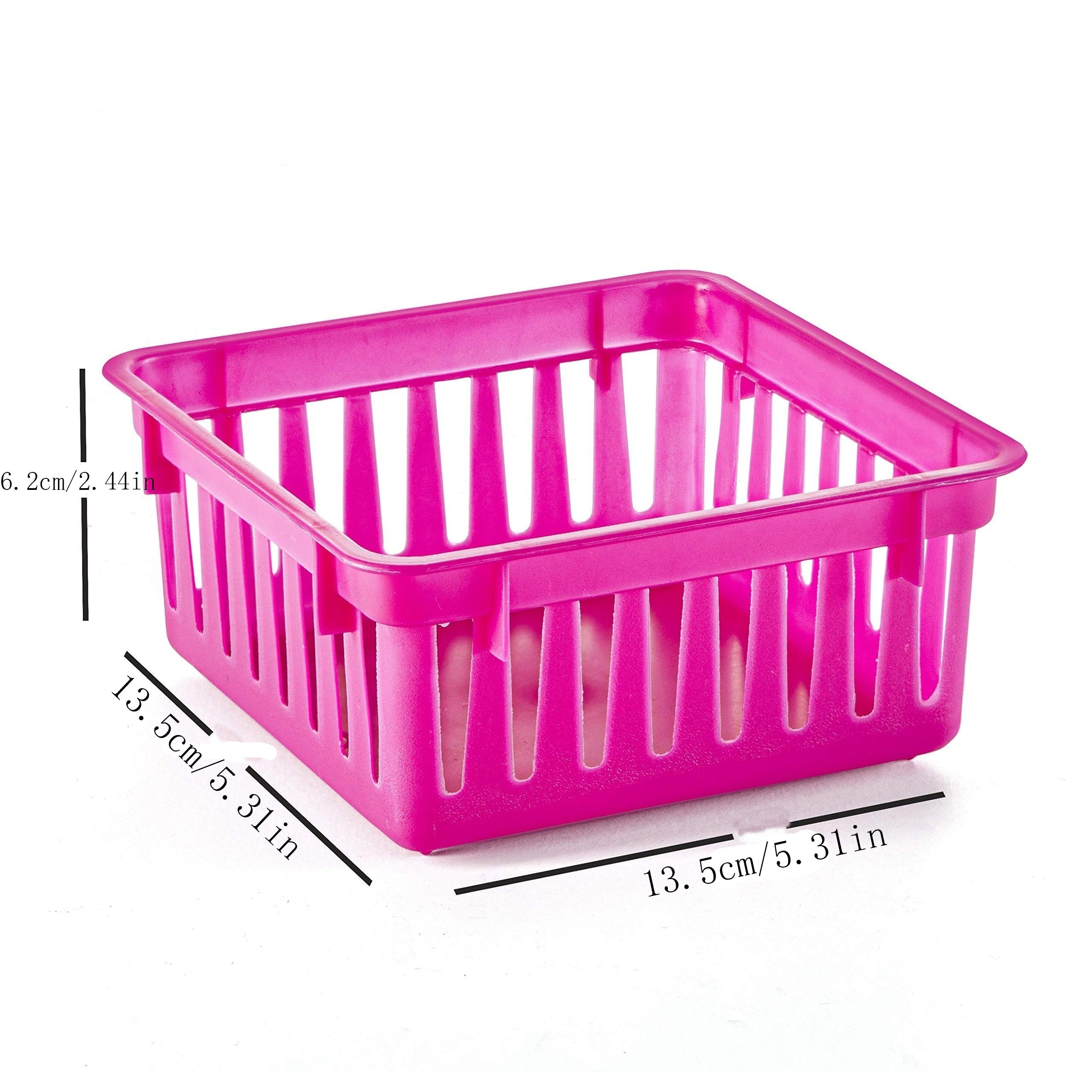12pcs Classroom Storage Basket Crayon And Pencil Organizer Box