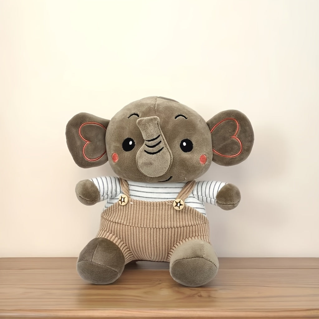 Set of Three Plush Elephant Toys - Perfect Gift for Friends