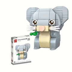Animal Shaped Block Toys for Desktop Decoration, Birthdays, Christmas