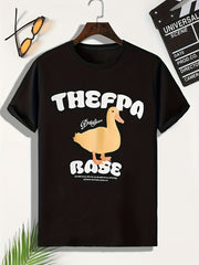Men's Duck Pattern Tee Outdoor Active Stretchable Breathable Comfy T-shirt