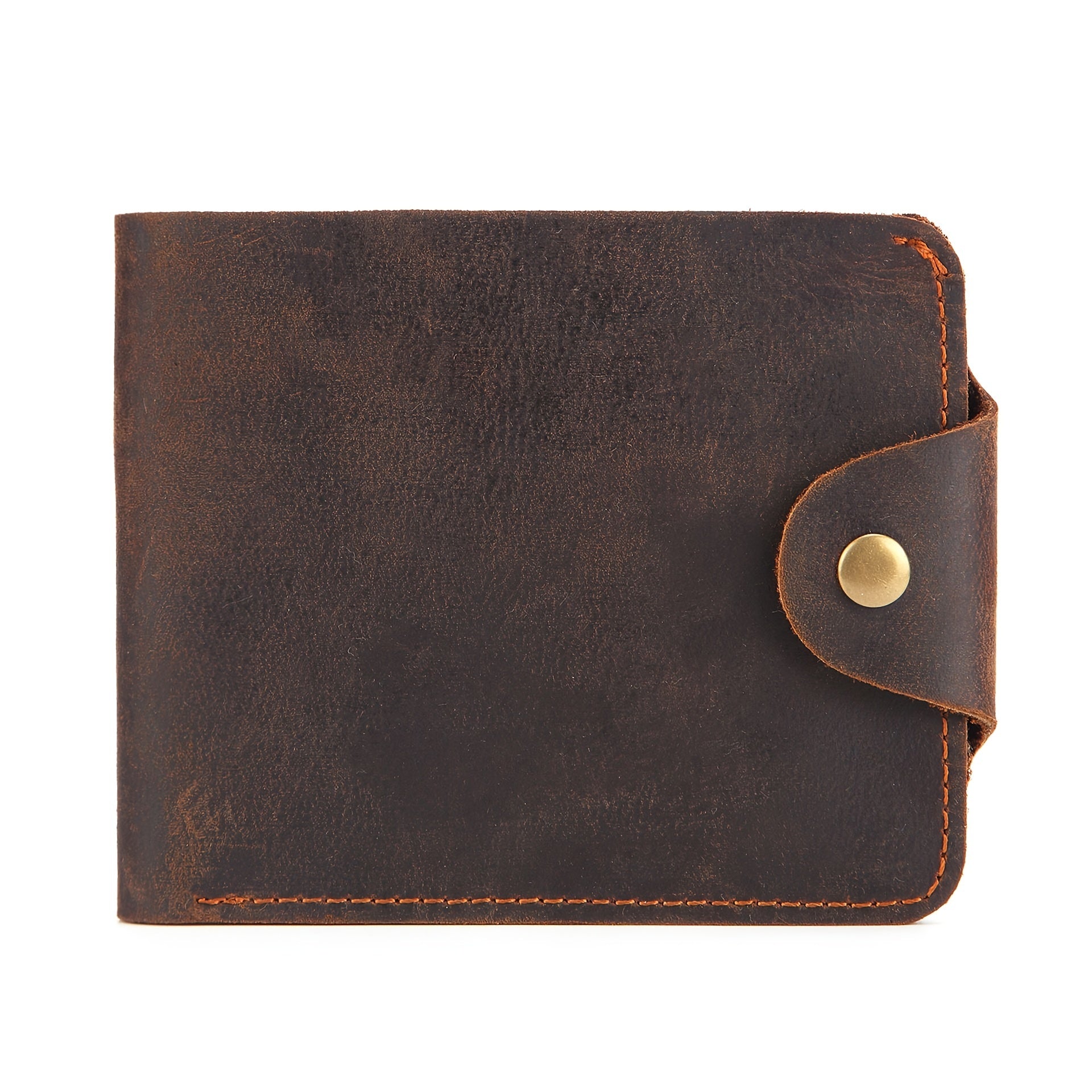 Men's Leather Money Clip Wallet Card Holder Coin Purse
