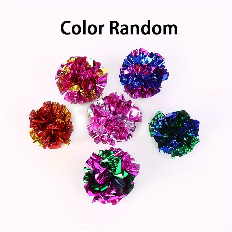 Colorful Parrot Crinkle Toys Rattle Paper Balls - Indoor Fitness Activity