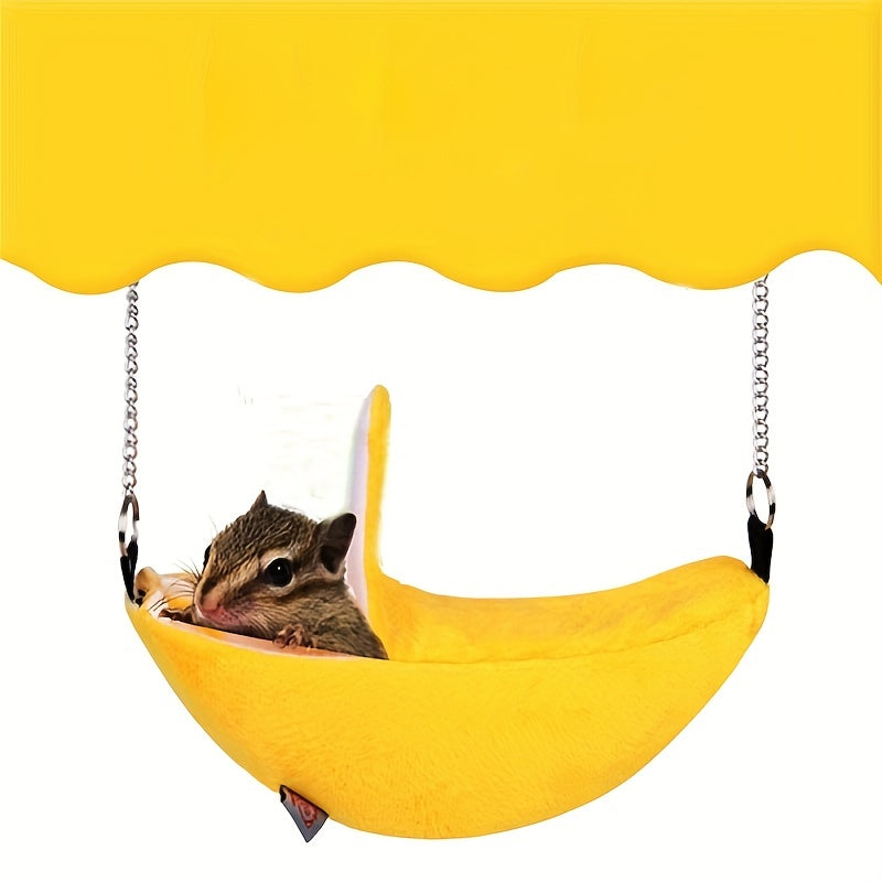 Banana Pet Hamster Rat Hammock - Small Animal Hanging Cage Nest
