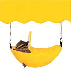 Banana Pet Hamster Rat Hammock - Small Animal Hanging Cage Nest