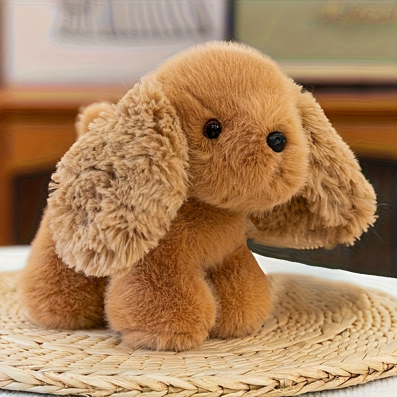 Dog Plush Toy Collection - Golden Retriever, Basset Hound, Schnauzer, Rottw