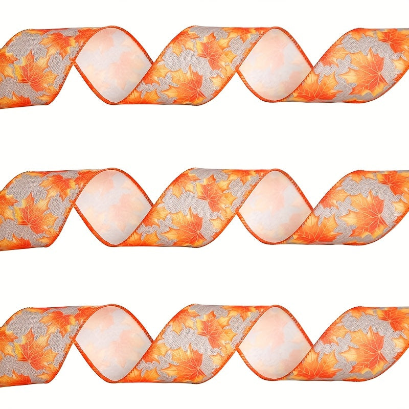 Halloween Holiday Decorations Pumpkin Maple Webbing Fall Maple