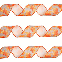 Halloween Holiday Decorations Pumpkin Maple Webbing Fall Maple