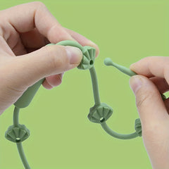 Silicone Pacifier Chain with Anti Lost Strap for Baby Safety