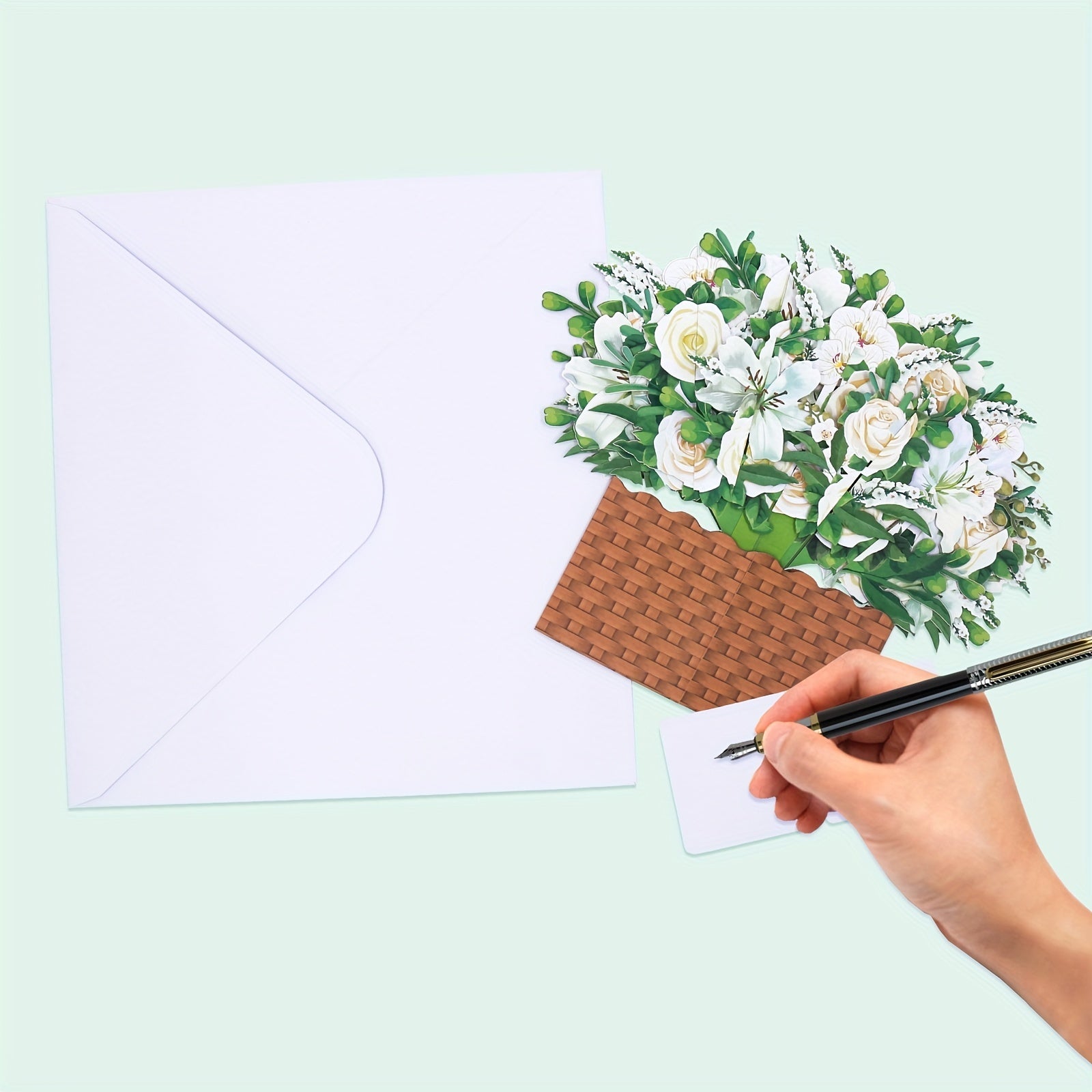 Flowers Pop Up Box Card Ideal Present For All Occasions