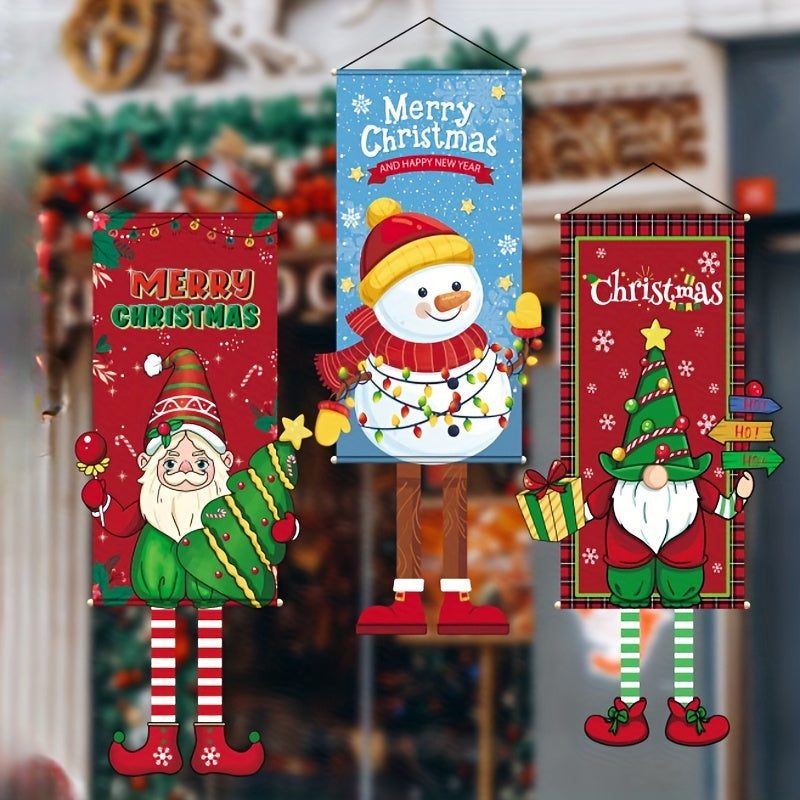 Christmas Hanging Decoration Party Supplies Creative Cartoon Background Cloth