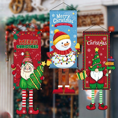 Christmas Hanging Decoration Party Supplies Creative Cartoon Background Cloth