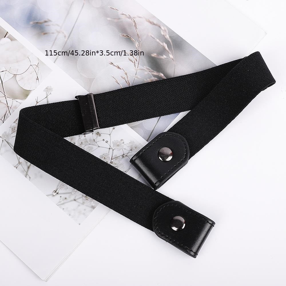 Unisex Lazy Invisible Elastic Waistband Belt For Pants