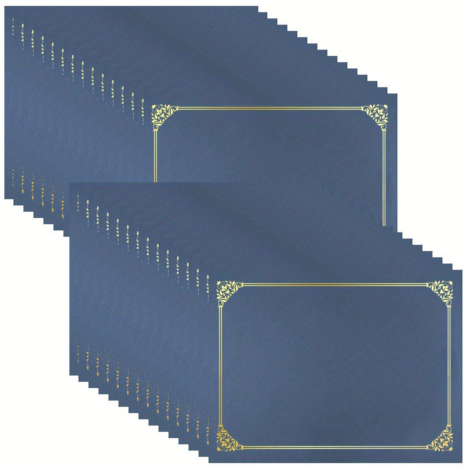 1pc Diploma Cover Golden Foil Border Letter Size