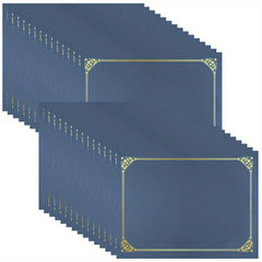 1pc Diploma Cover Golden Foil Border Letter Size