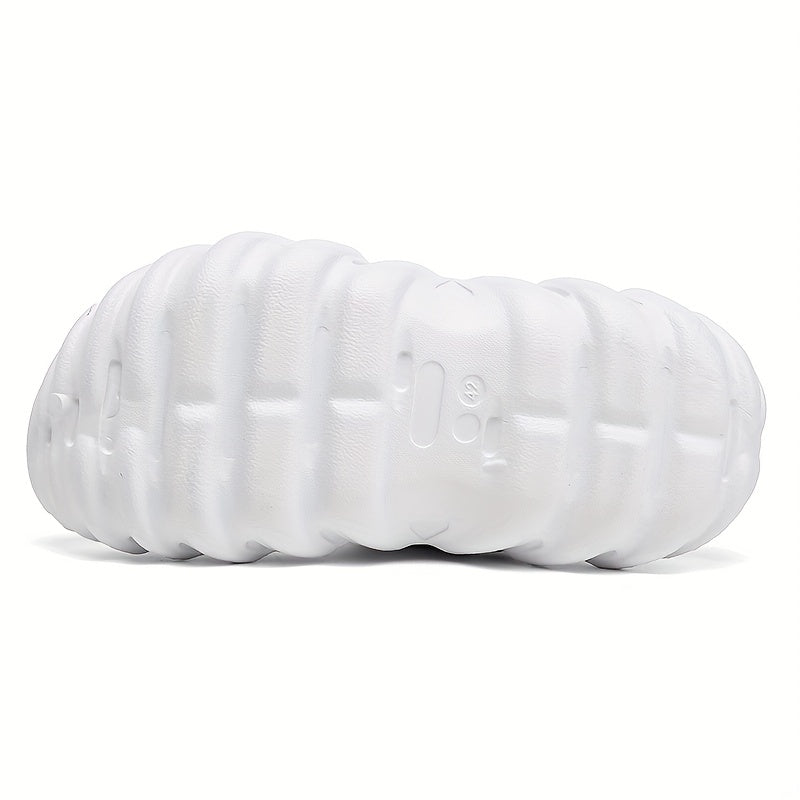 Men's Quick Drying Non Slip Slippers Solid Slip On PVC
