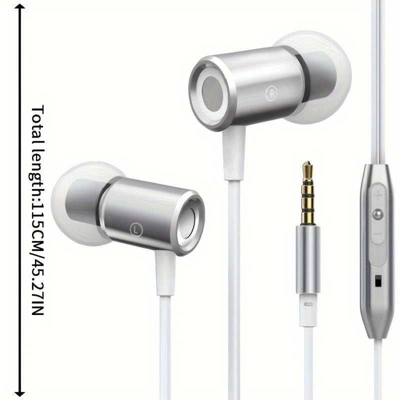 Metal Magnetic In-ear Headphones with Heavy Bass