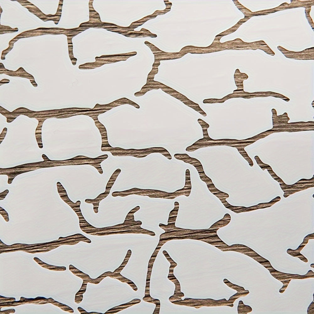 Wall Crack Plastic Stencil for DIY Scrapbooking Paper Card Decoration
