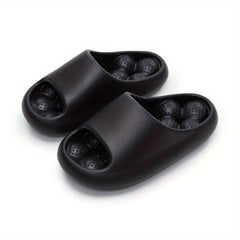 Men's Open Toe Platform Slides Comfortable Slippers