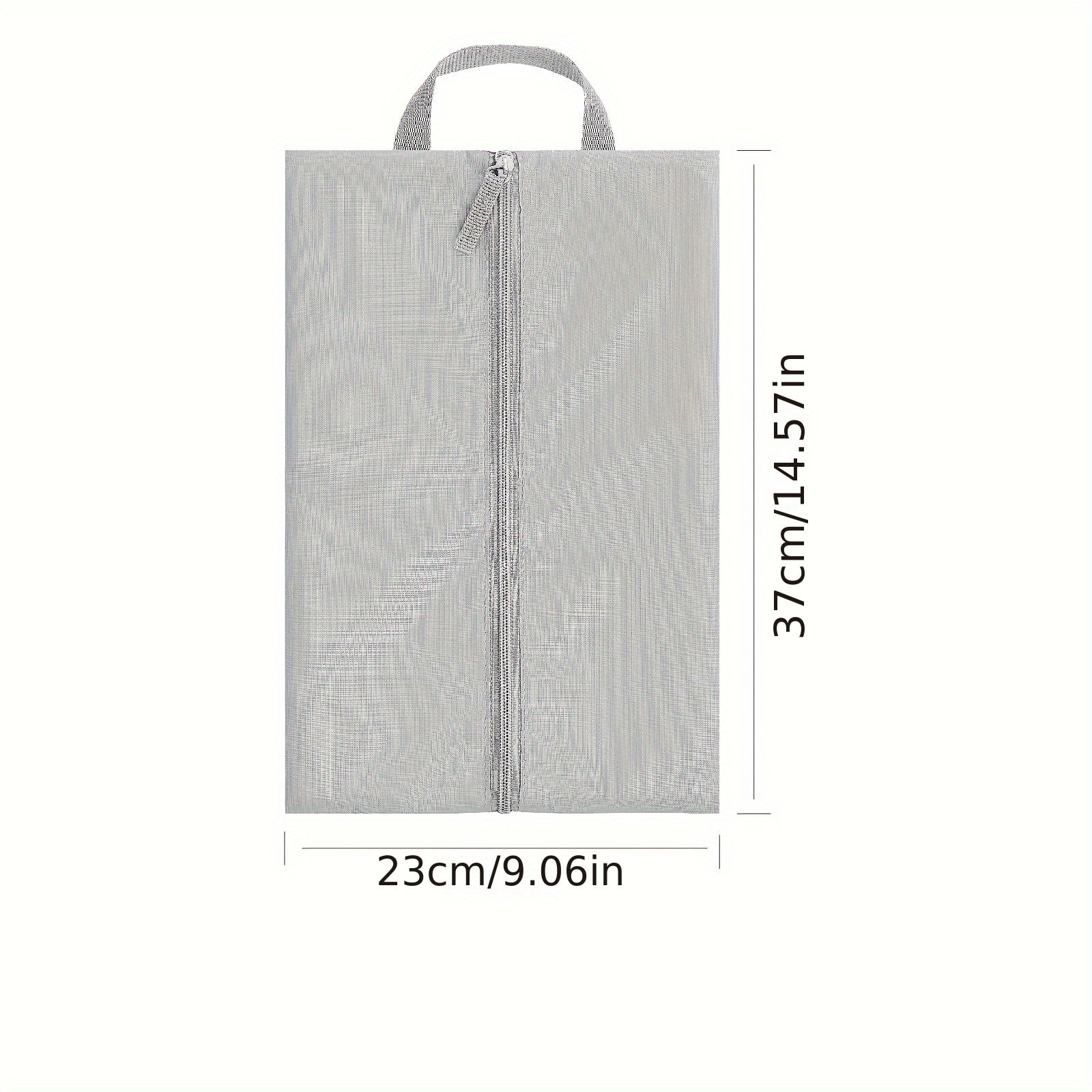 Portable Shoe Storage Bag with Zipper, Dustproof Shoe Bag for Travel
