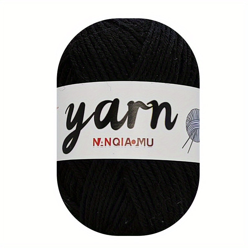 Soft 4-strand 50g Yarn for Crochet & Knitting Projects - Primary Colors